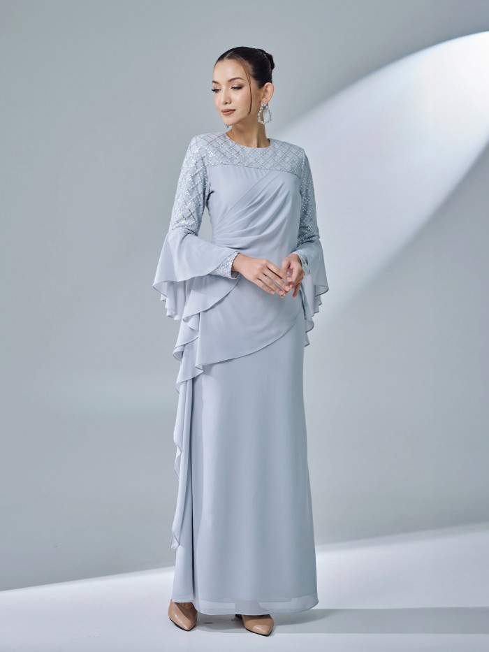 MISLIA DRESS - LIGHT GREY