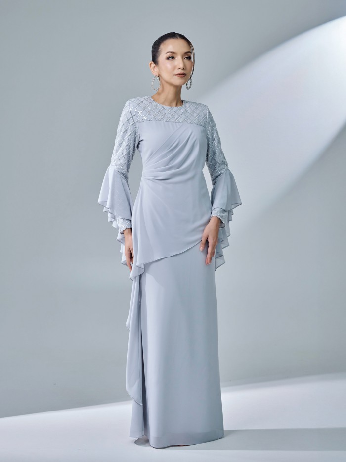 MISLIA DRESS - LIGHT GREY