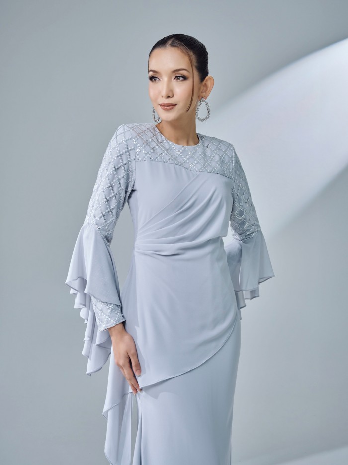 MISLIA DRESS - LIGHT GREY