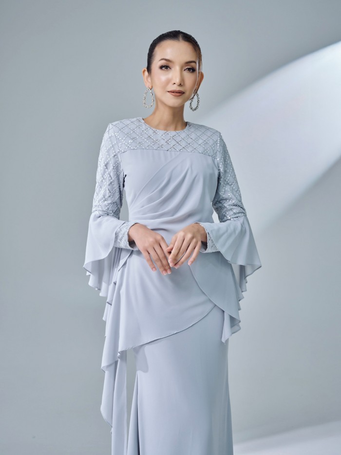 MISLIA DRESS - LIGHT GREY