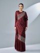 KASTIYA DRESS - MAROON