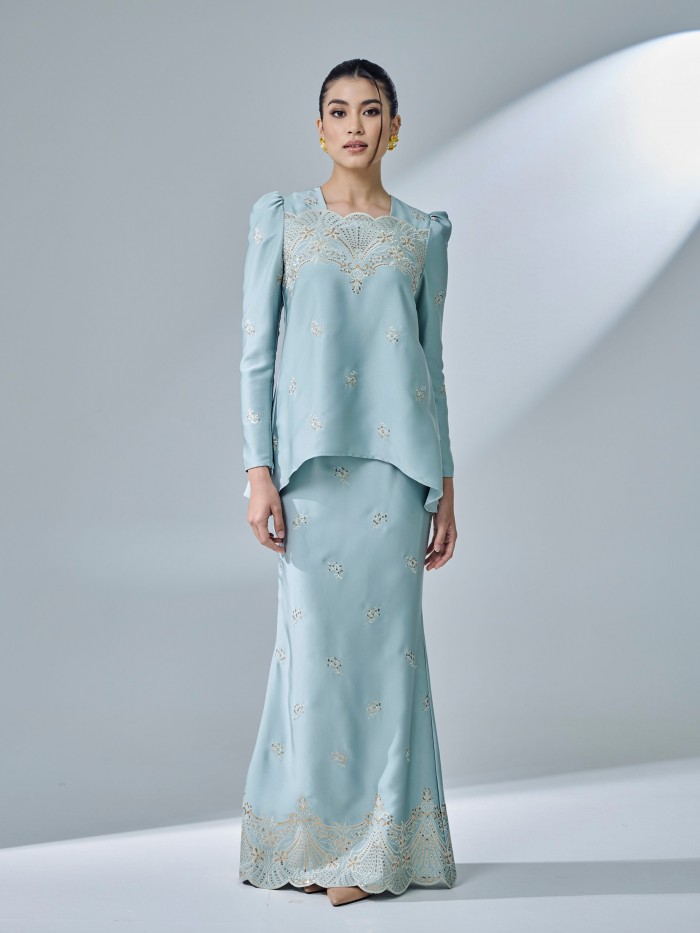 QISYARA KURUNG - DUSTY MINT