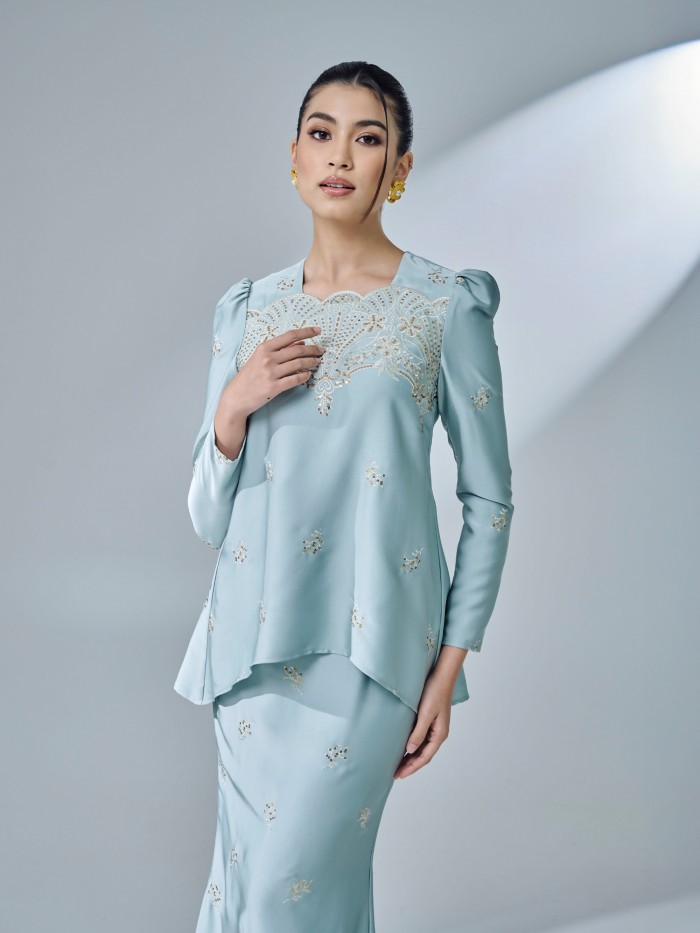 QISYARA KURUNG - DUSTY MINT