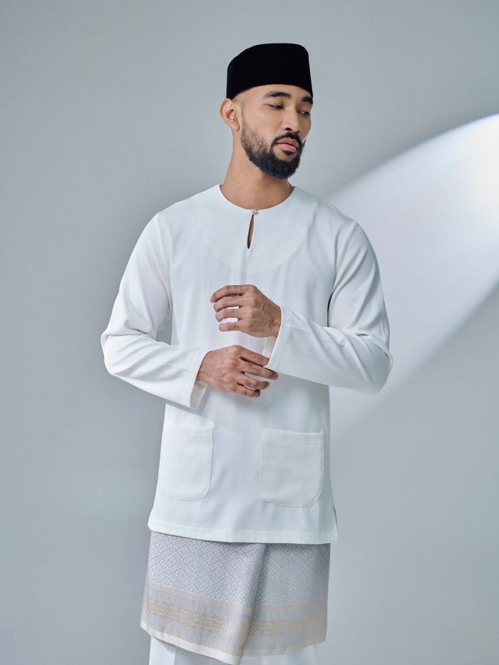 ANDIKA BAJU MELAYU - OFF WHITE