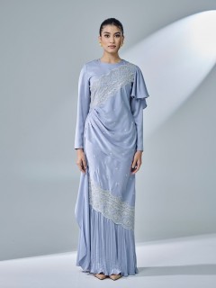 KASTIYA DRESS - ASH BLUE