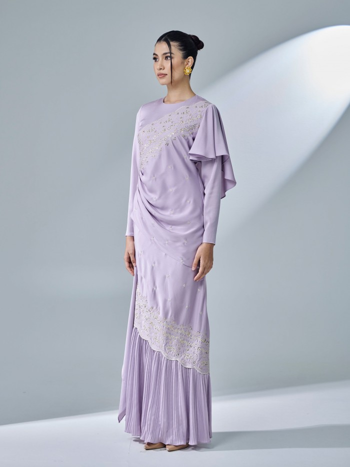 KASTIYA DRESS - PASTEL LILAC