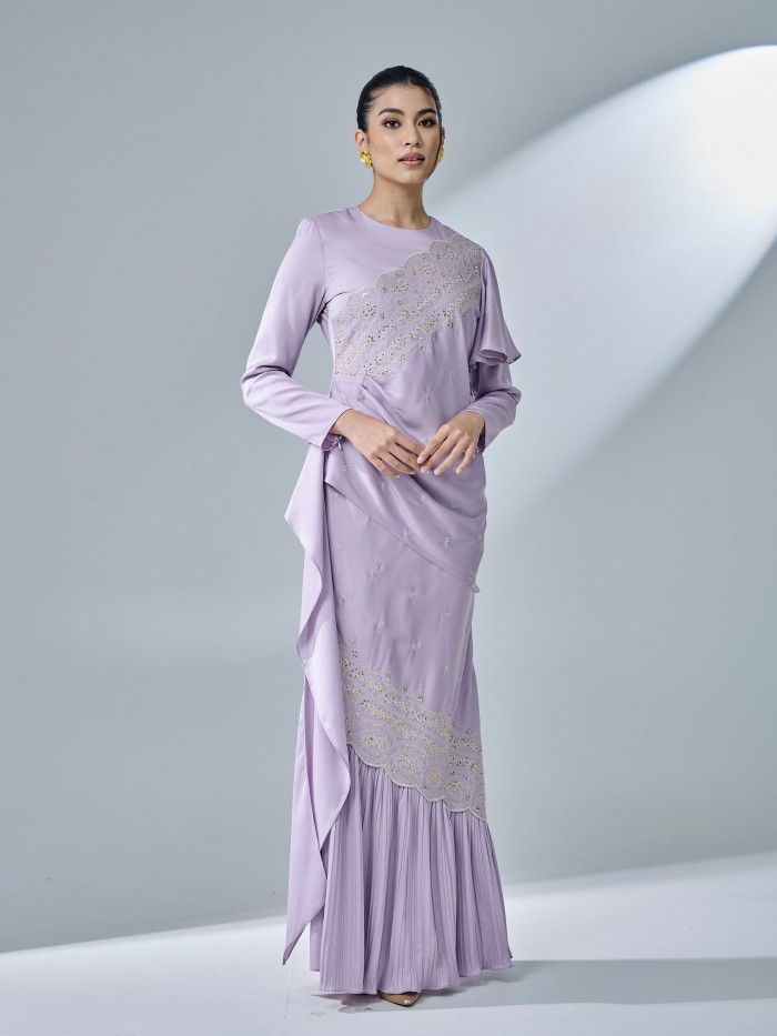 KASTIYA DRESS - PASTEL LILAC