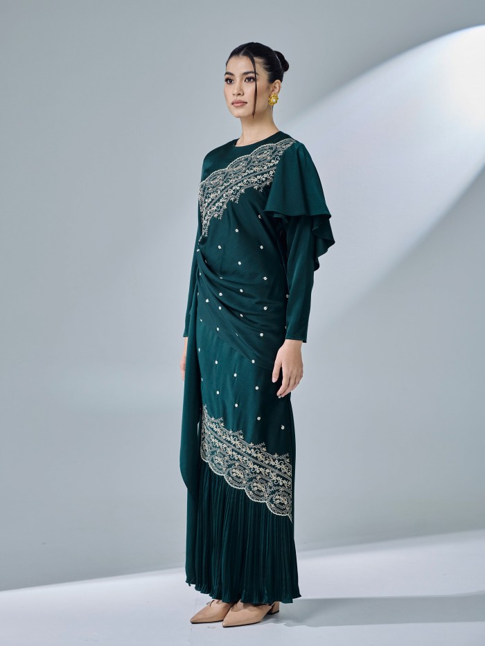 KASTIYA DRESS - EMERALD TEAL