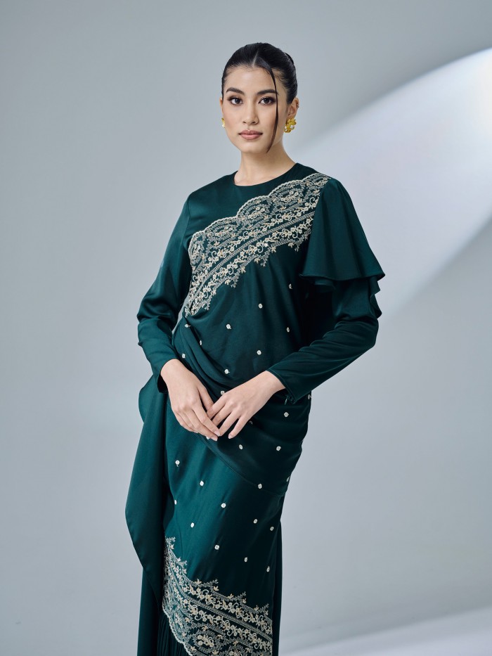 KASTIYA DRESS - EMERALD TEAL