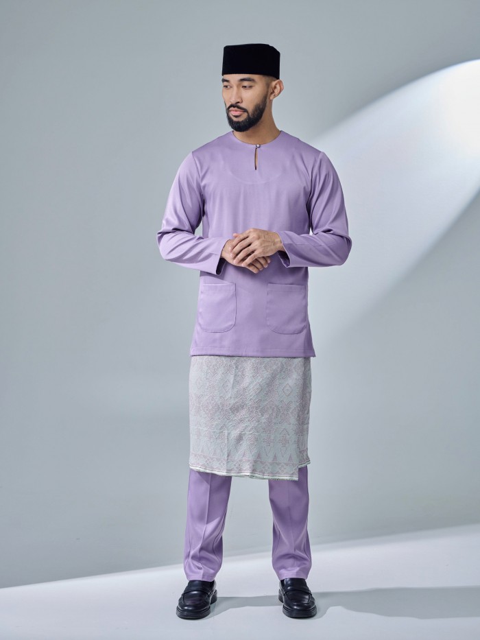 ANDIKA BAJU MELAYU - DUSTY PURPLE