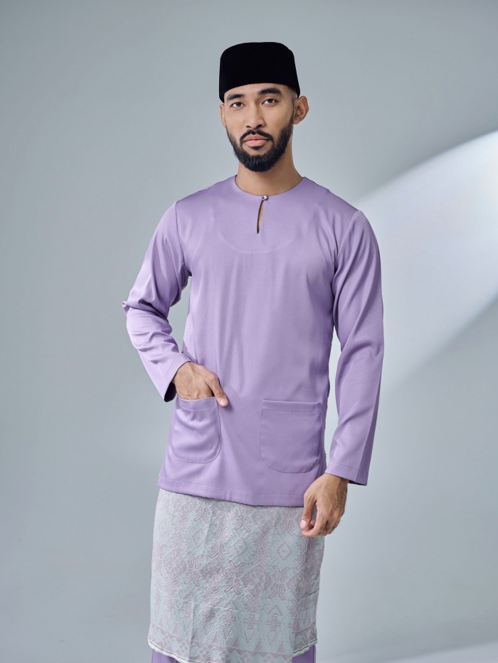 ANDIKA BAJU MELAYU - DUSTY PURPLE