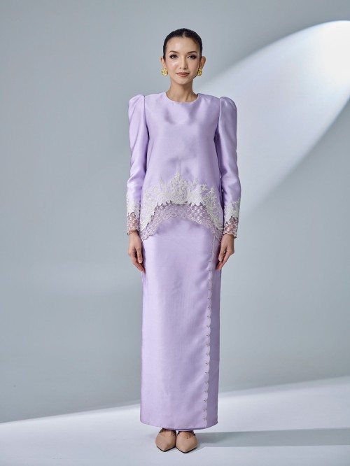 ESTIRA KURUNG - PASTEL LILAC