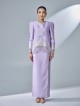 ESTIRA KURUNG - PASTEL LILAC