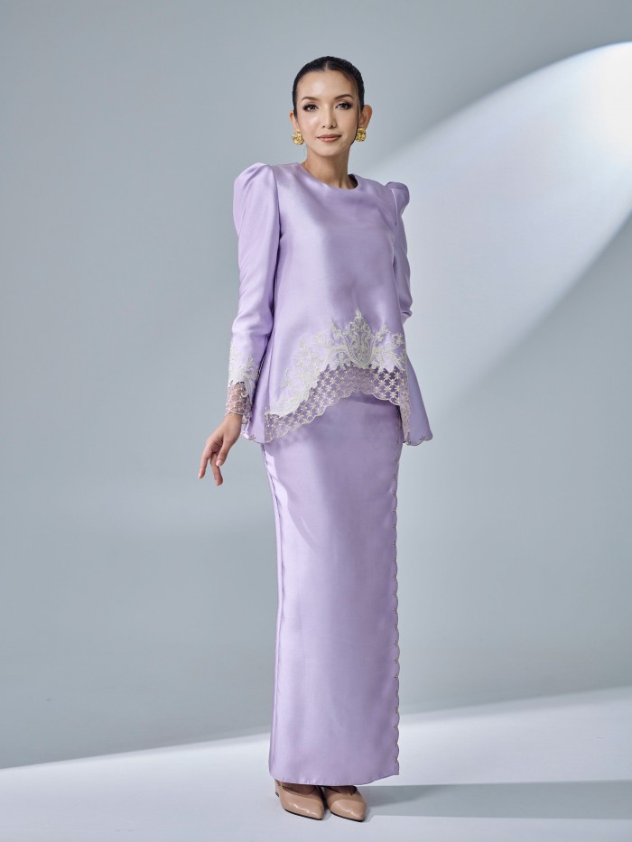 ESTIRA KURUNG - PASTEL LILAC