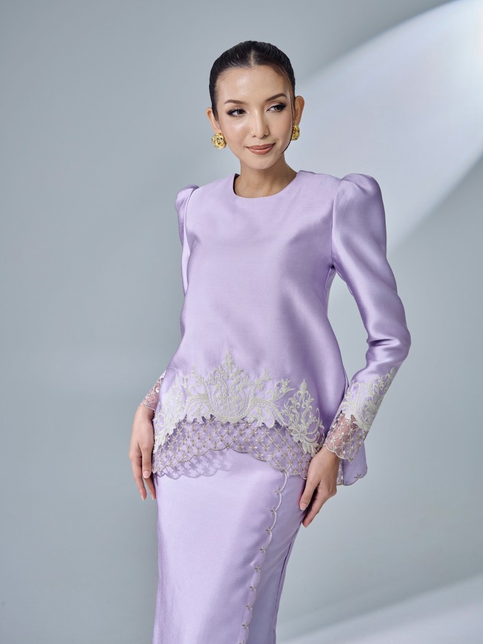 ESTIRA KURUNG - PASTEL LILAC