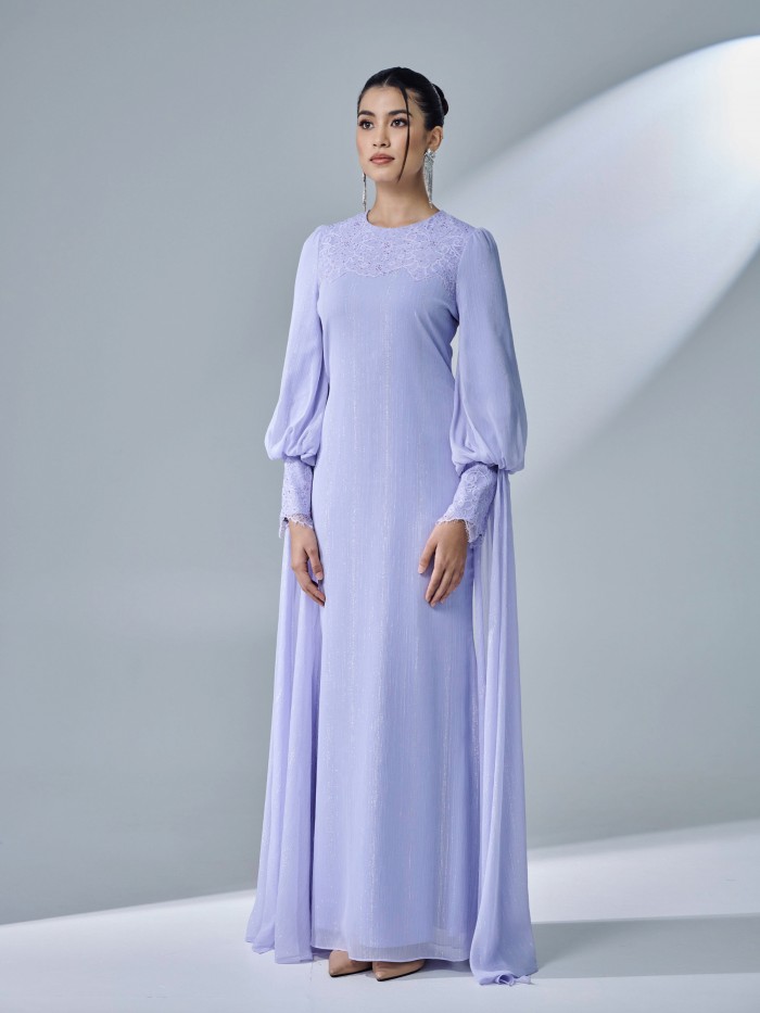 TIERA DRESS - LILAC PURPLE