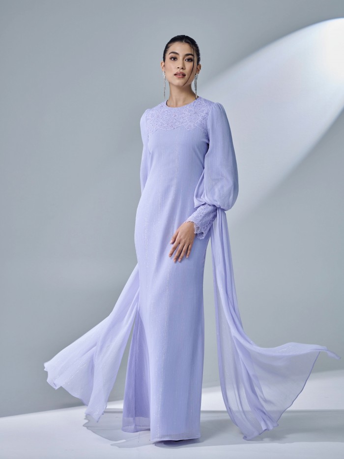 TIERA DRESS - LILAC PURPLE