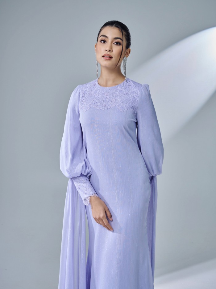 TIERA DRESS - LILAC PURPLE