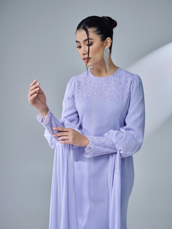 TIERA DRESS - LILAC PURPLE