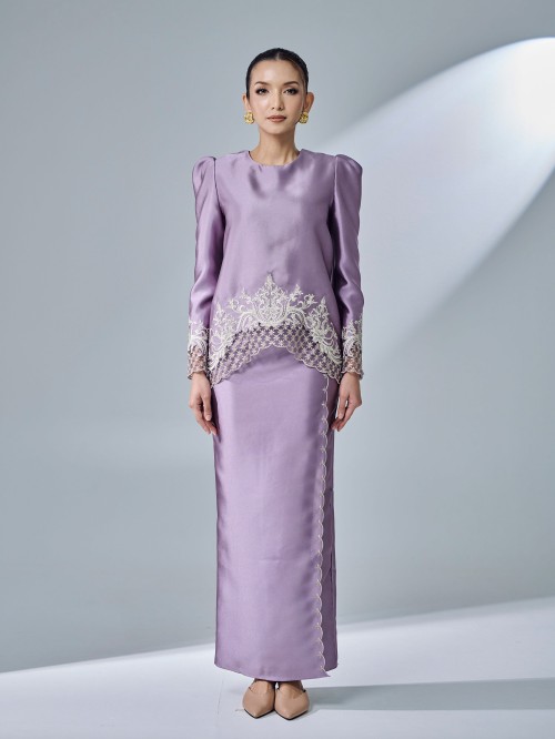 ESTIRA KURUNG - DUSTY PLUM