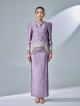 ESTIRA KURUNG - DUSTY PLUM