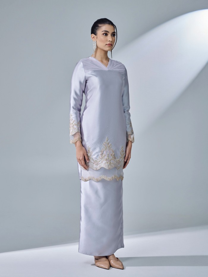 HANISTA KURUNG - SILVER GREY