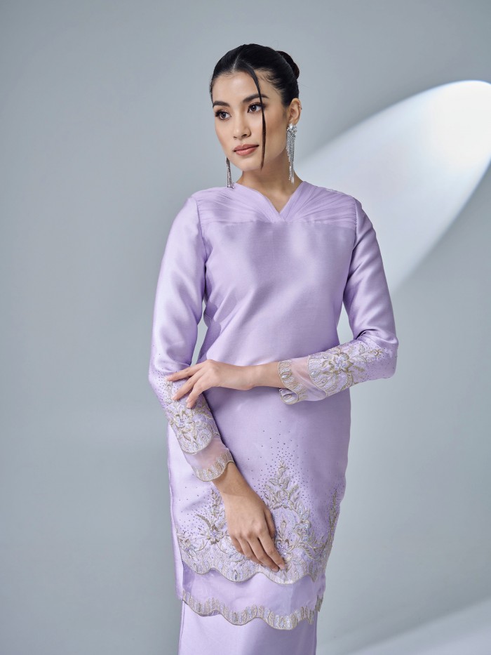 HANISTA KURUNG - PASTEL LILAC