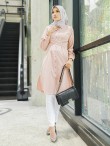 QASRIN BLOUSE - HAZE PEACH