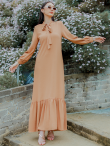 VELISAA DRESS - CARAMEL