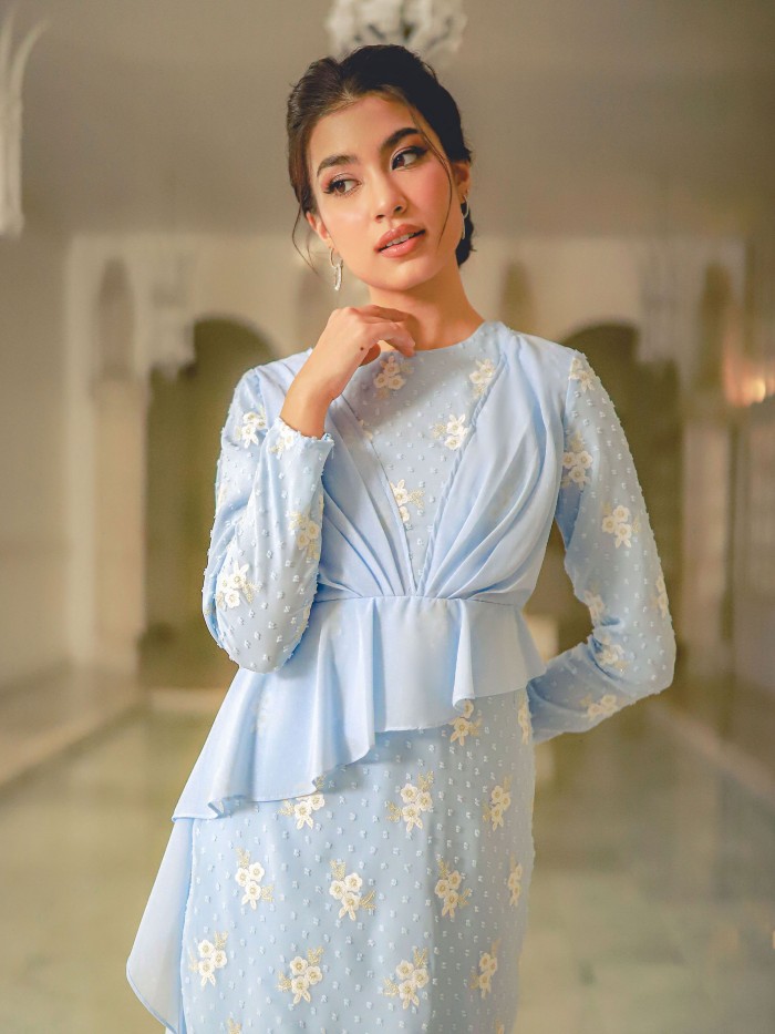 RESKA KURUNG - BABY BLUE