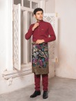 J.ARMANI BAJU MELAYU 2.0 - MAROON RED