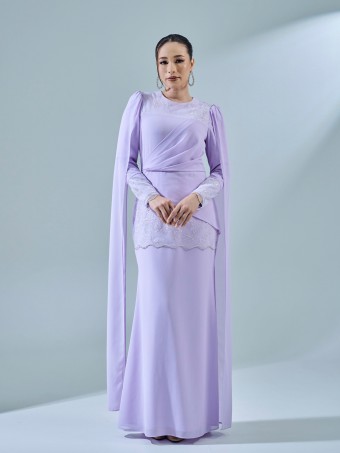 KESNIA DRESS - PASTEL LILAC