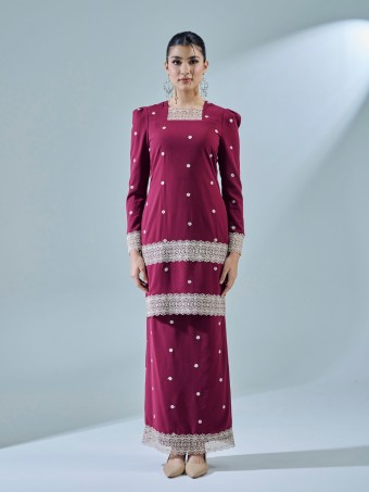 HELLYNA KURUNG - BURGUNDY