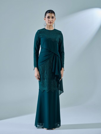 RAISA DRESS - EMERALD TEAL