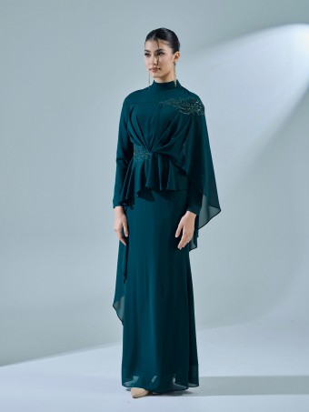 ERANI DRESS - EMERALD TEAL