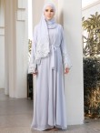 ZOFIYA ABAYA - SILVER GREY