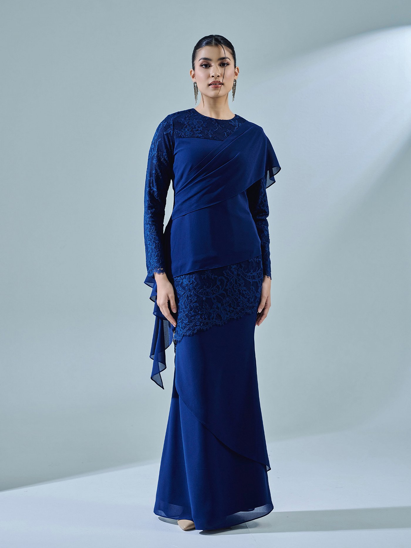 FAYRA KURUNG - NAVY FAYRA KURUNG - NAVY
