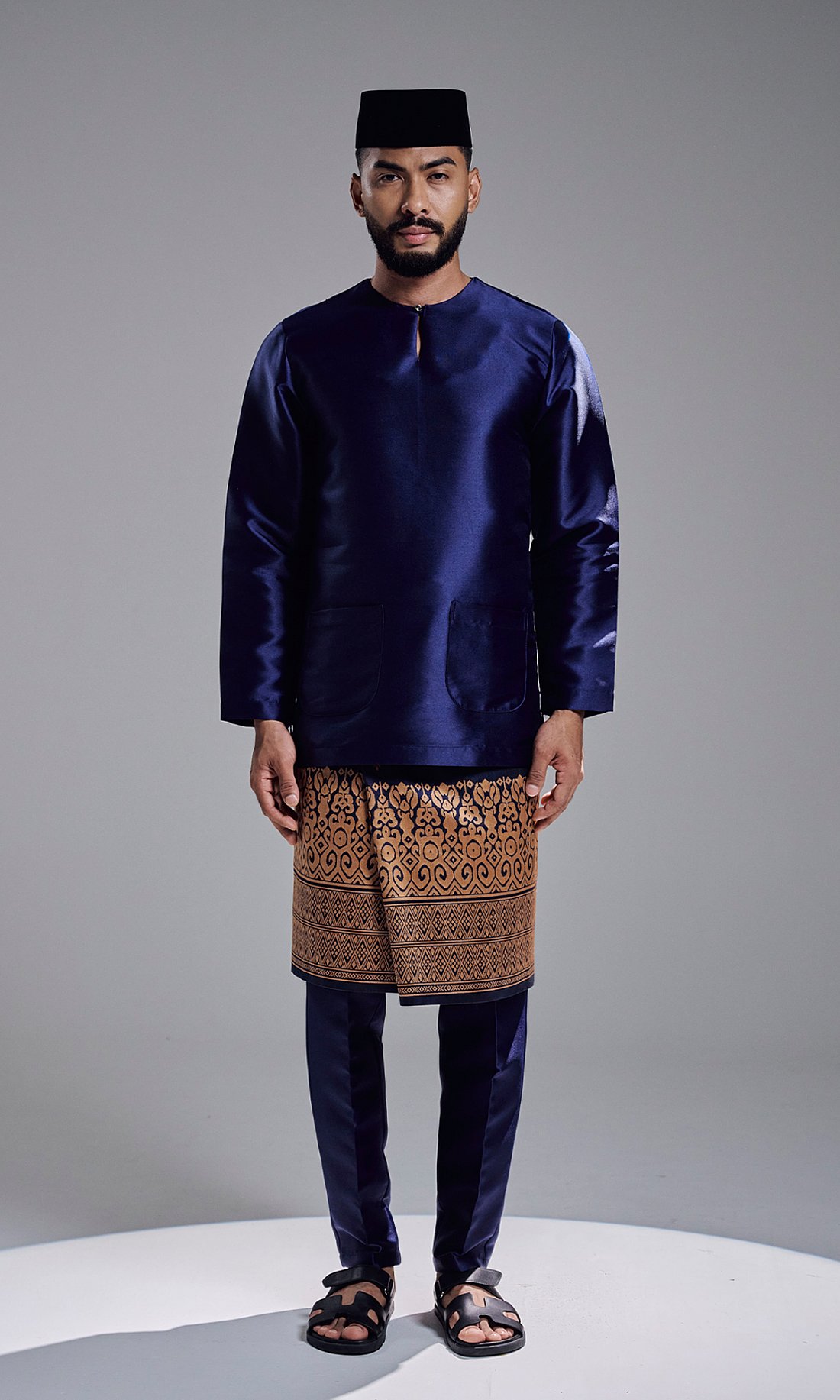 AZRAVI BAJU MELAYU - NAVY AZRAVI BAJU MELAYU - NAVY