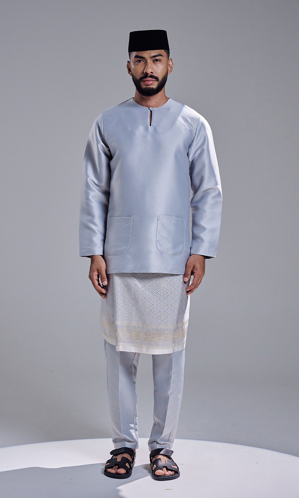 AZRAVI BAJU MELAYU - STEEL GREY AZRAVI BAJU MELAYU - STEEL GREY