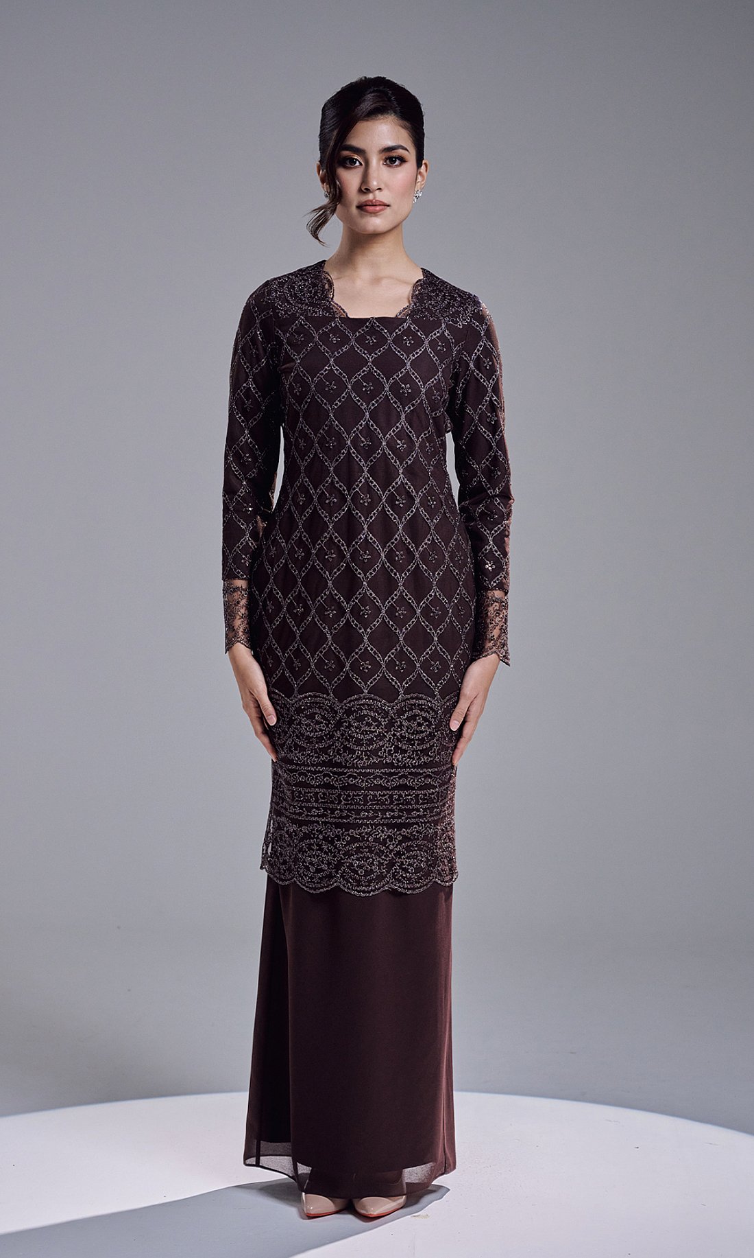 AVIANA DRESS - MAHOGANY AVIANA DRESS - MAHOGANY
