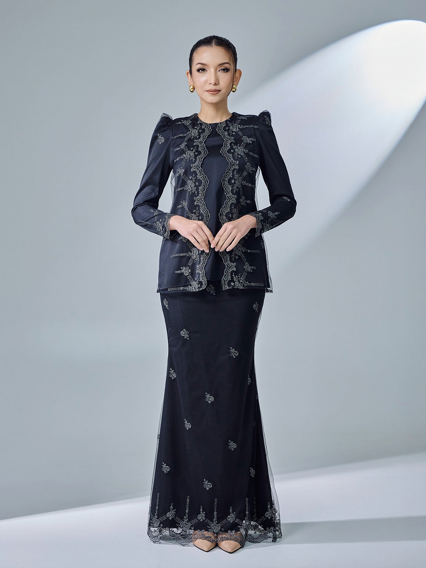 PREEYA KURUNG - BLACK PREEYA KURUNG - BLACK