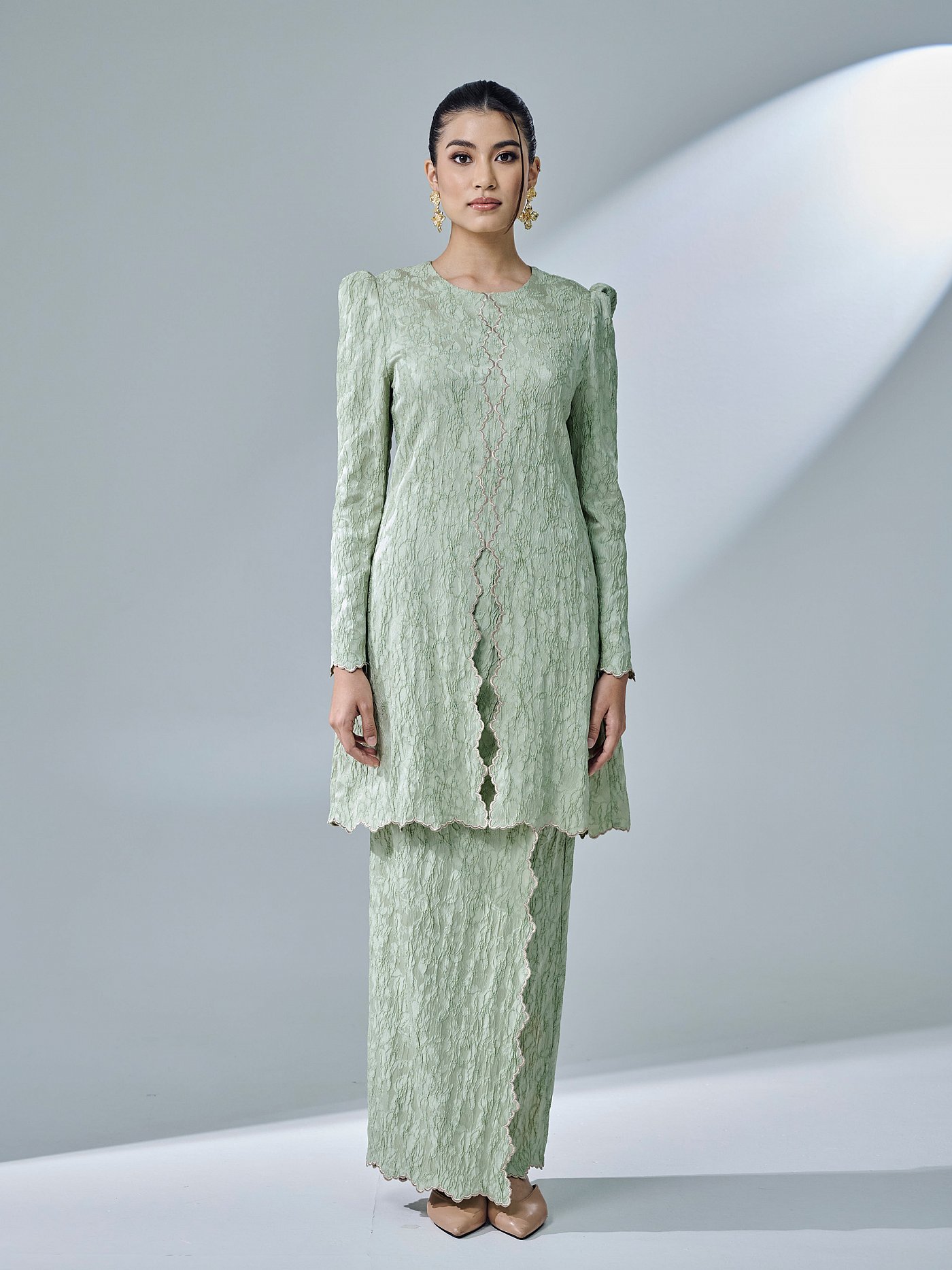 ISWANA KURUNG - SAGE GREEN ISWANA KURUNG - SAGE GREEN