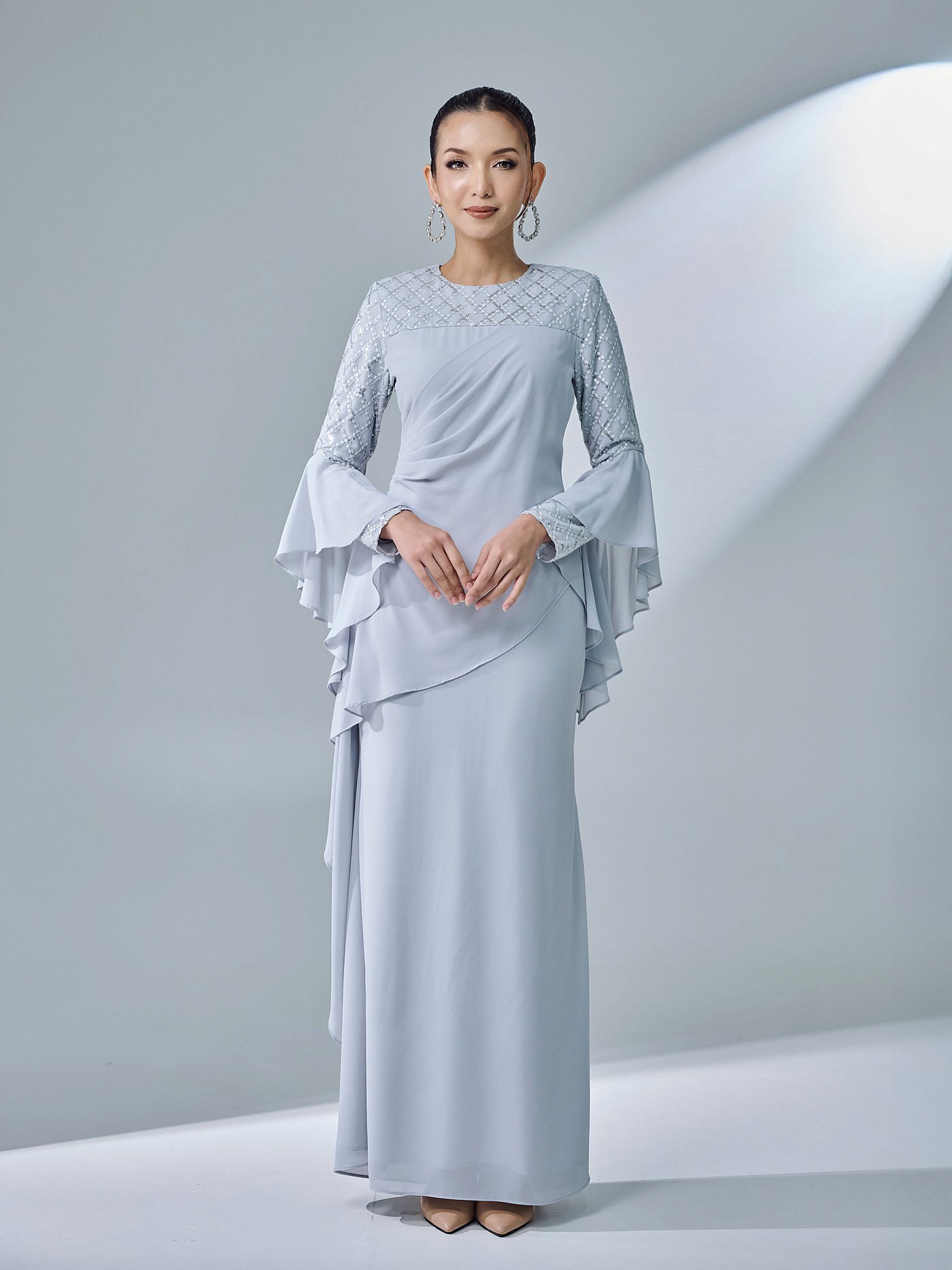 MISLIA DRESS - SILVER GREY MISLIA DRESS - SILVER GREY