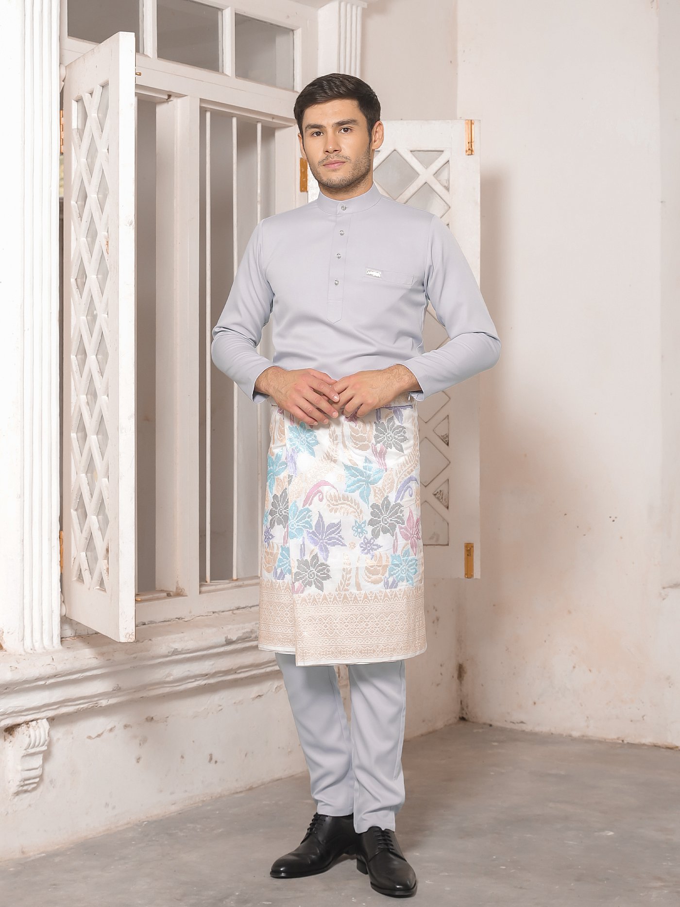 J.ARMANI BAJU MELAYU 2.0 - GRAY J.ARMANI BAJU MELAYU 2.0 - GRAY