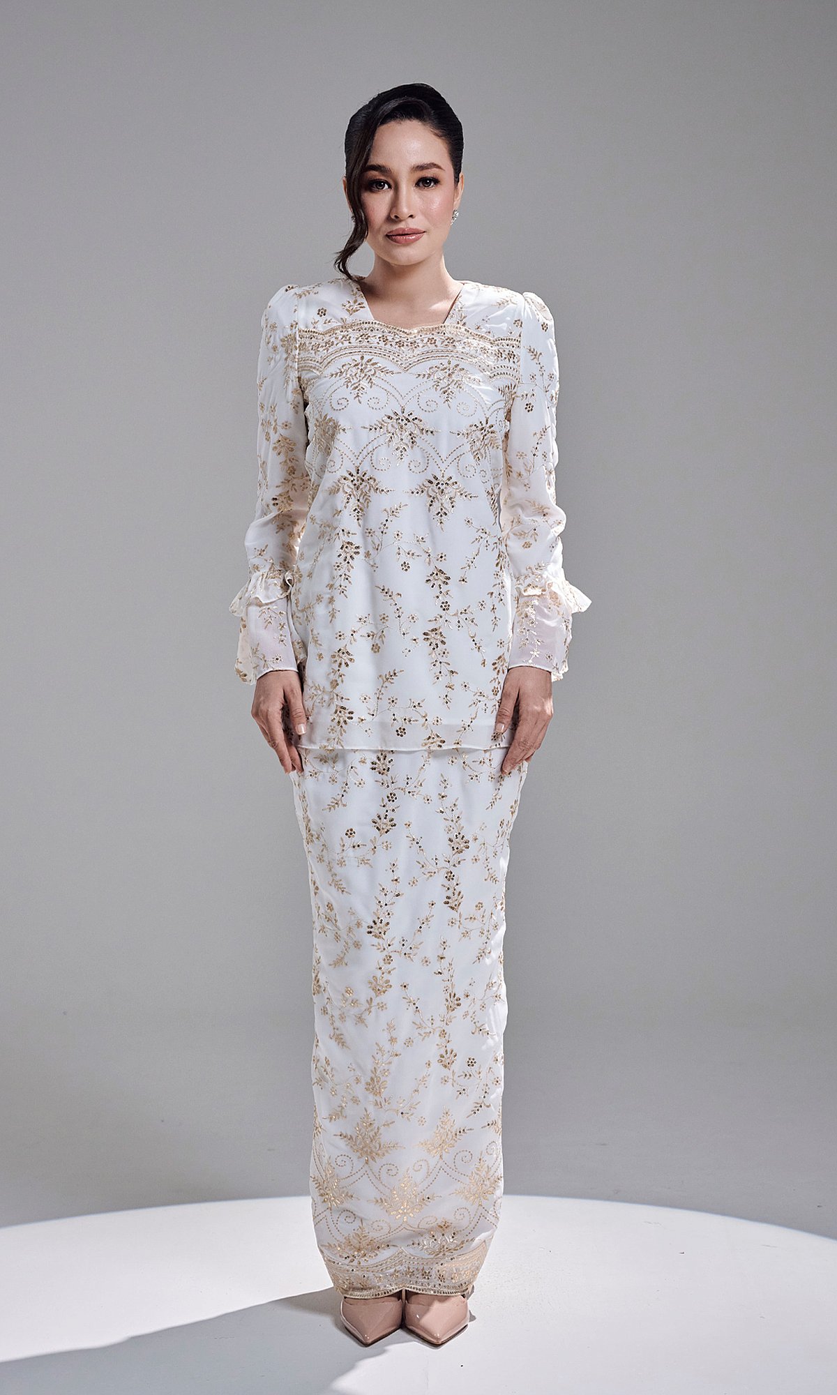 AMBER KURUNG - OFF WHITE AMBER KURUNG - OFF WHITE