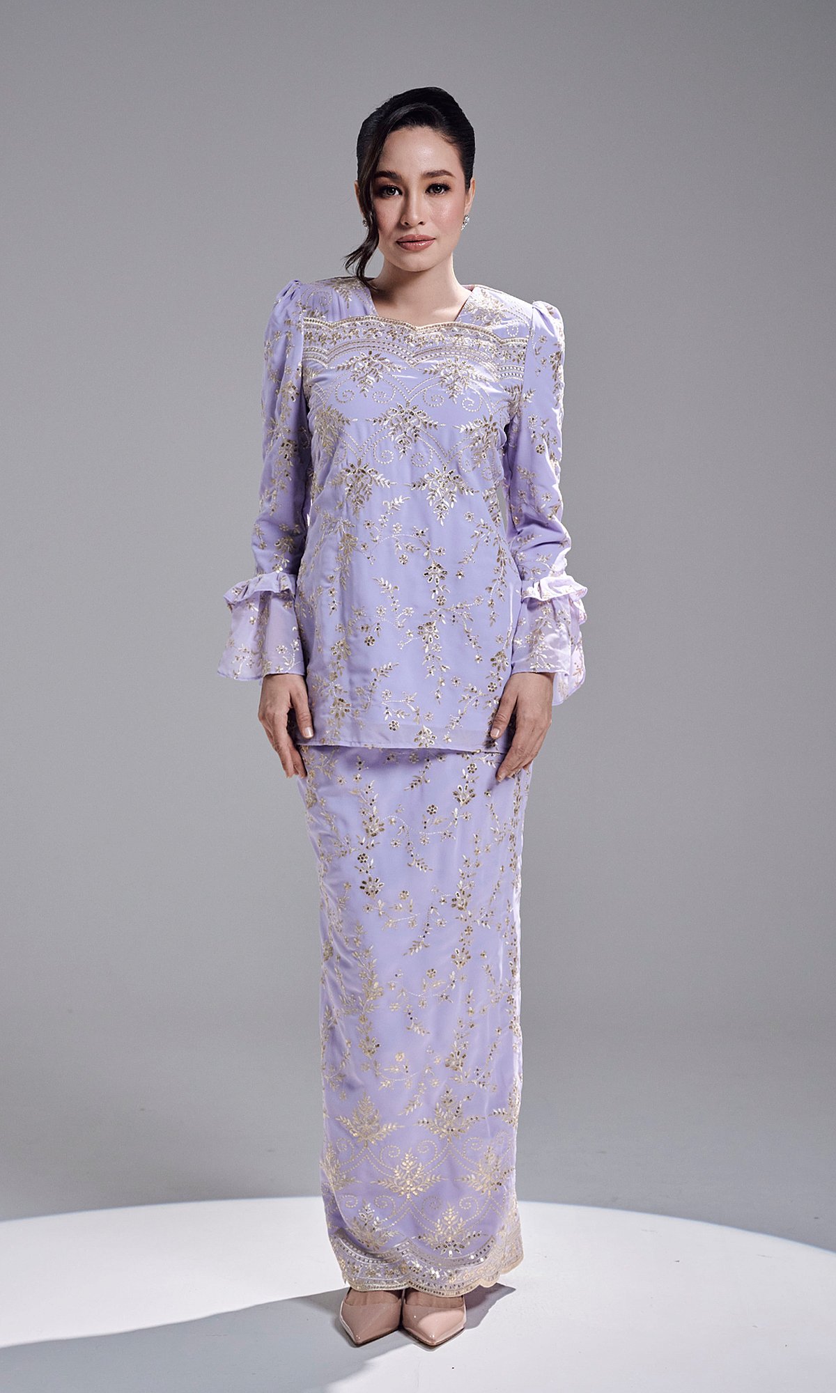 AMBER KURUNG - LILAC PURPLE AMBER KURUNG - LILAC PURPLE