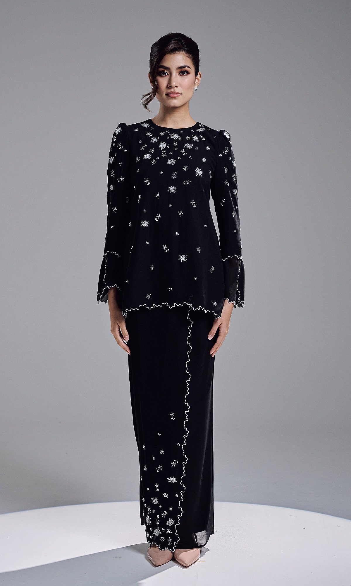 ESTIA KURUNG - BLACK ESTIA KURUNG - BLACK