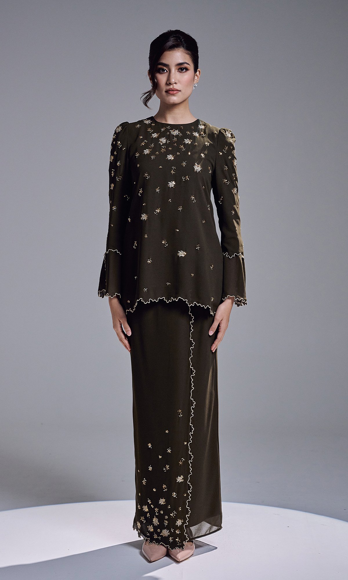 ESTIA KURUNG - DARK OLIVE ESTIA KURUNG - DARK OLIVE