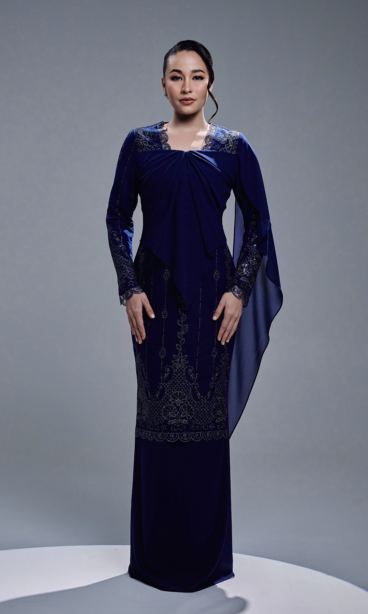 AURORA DRESS - NAVY BLUE AURORA DRESS - NAVY BLUE