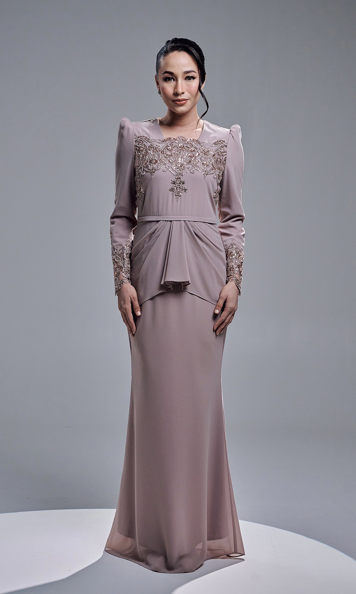 ASRIVIA DRESS - PALE MAUVE ASRIVIA DRESS - PALE MAUVE